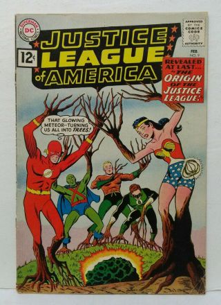 Justice League Of America 8 Silver Age Dc Comics Batman Superman Aquaman Flash
