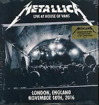 Metallica Live At House Of Vans 3 - Lp Vinyl Limited Edition London Uk