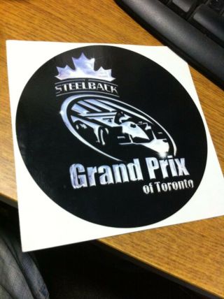 Steelback Beer Grand Prix Of Toronto 2007 Round Racing Sticker Indy