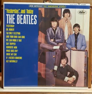 The Beatles Yesterday & Today Blue Trunk Cover W Green Target Lp,  Cd