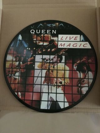 Queen Live Magic Promo Uk Lp Picture Disc 1998