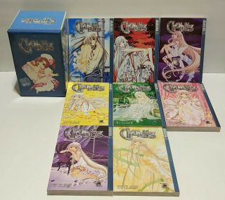 Chobits Box Set Tokyopop Clamp Manga Rare Complete Series Vol 1 - 8 Ex