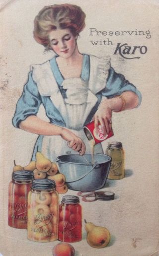 Vintage 1900s Karo Syrup Trade Print Ad 