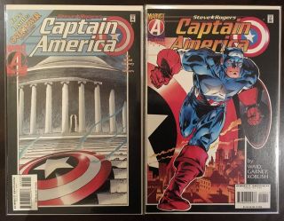 Captain America (vol 1) 444 - 454,  Mark Waid/ron Garney,  Marvel