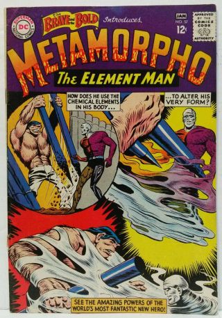 Brave And The Bold 57 1st Appearance Metamorpho Dc Comics Silver Age Key