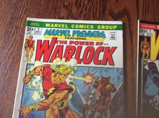Warlock 1 & 2 MARVEL Premier Comics Featuring Night Of The Man - Beast & Rhodan 2