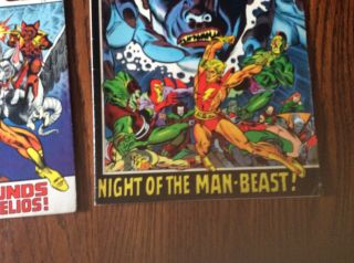 Warlock 1 & 2 MARVEL Premier Comics Featuring Night Of The Man - Beast & Rhodan 4