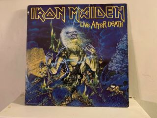 Iron Maiden - Live After Death 1985 2x Lp Og 1st Press,  Powerslave Tour Book