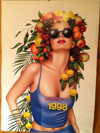 Vintage 1998 Luxottica Group Calendar By Paola Casagrande / Italy / Complete
