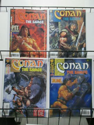 Conan The Savage 2 - 5 (marvel 1995) Last Series From The House Of Ideas