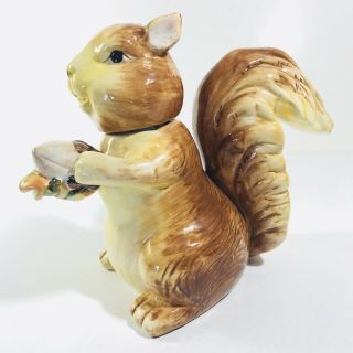 Squirrel Pottery Figurine Detailed And Charming Creamer Pouring Container