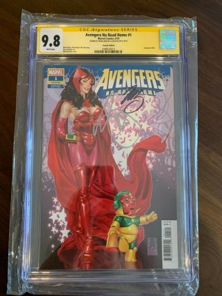 Cgc Ss 9.  8 Avengers No Road Home 1 Signed By Mark Brooks & Jim Zub