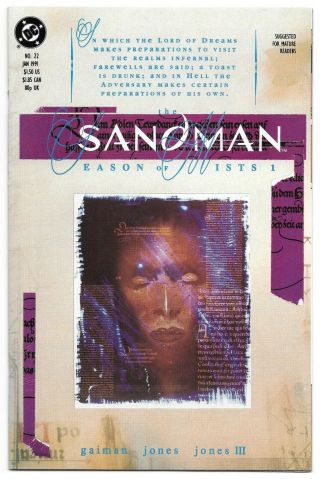 Near Sandman 22 (dc Vertigo) First Appearance Of Daniel (sandman) Nm
