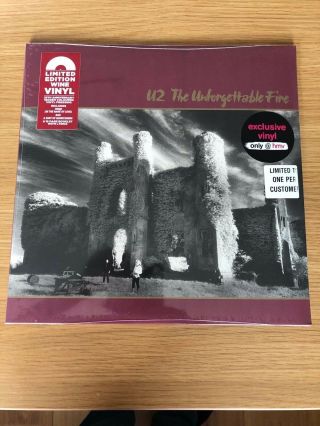 U2 - The Unforgettable Fire.  Hmv Exclusive.  Red Wine Vinyl Lp.  Limited To 1000