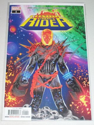 Cosmic Ghost Rider 1 (2018) Signed By Writer Donny Cates Nm