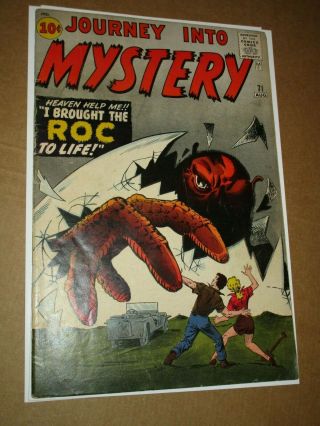 Journey Into Mystery 71 Comic Marvel 1st Print Jack Kirby Steve Ditko Classic