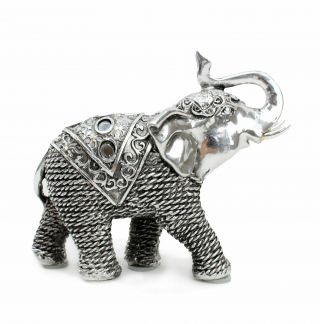 5.  5 " (l) Elephant Wealth Lucky Figurine Home Decor Housewarming Gift