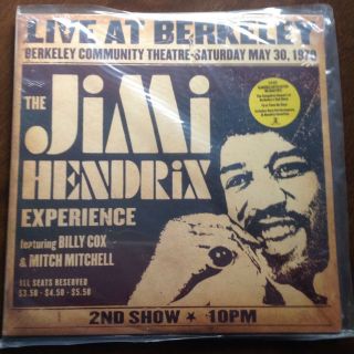 The Jimi Hendrix Experience ‎live At Berkeley 2 X Lp 2003 Pressing