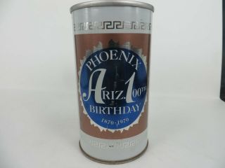 A - 1 Beer Phoenix Arizona 1970 100th Birthday Az Territory National Brewing Can