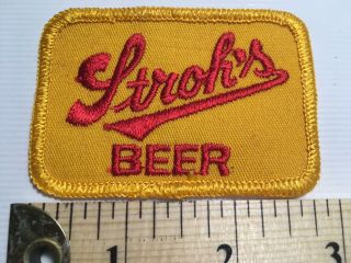 4 NOS Vintage BEER PATCHES Stroh’s MILLER LITE High - Life COORS Shirt Hat Jacket 4