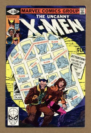 Uncanny X - Men (1st Series) 141 1981 Fn 6.  0