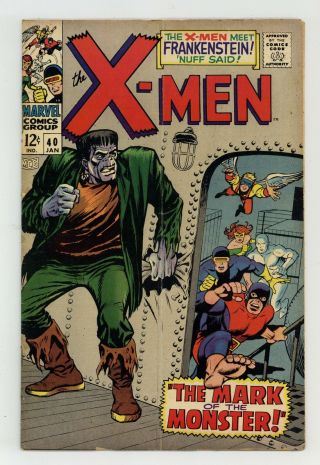 Uncanny X - Men (1st Series) 40 1968 Gd/vg 3.  0
