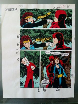 Daredevil Marvel Comics Color Guide Artwork Romita Jr