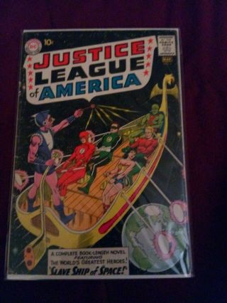Wow Justice League Of America 3 Dc Mar 1961 1st Kanjar Ro Slave Ship Of Space