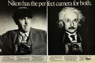 1988 Nikon N4004 35mm Slr Camera Vintage Photo Print Ad