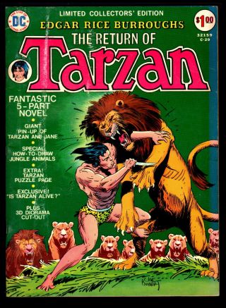 The Return Of Tarzan Dc Limited Collectors 