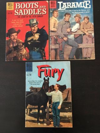 Boots And Saddles 1116 Laramie 1125 Fury 1133 (3) Comics