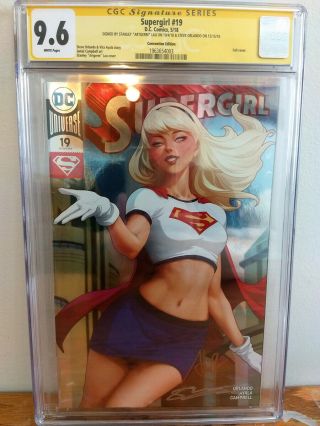 Supergirl 19 Cgc 9.  6 Ss Artgerm & Steve Orlando Artgerm Foil Convention Variant