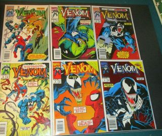 Venom: Lethal Protector 1 2 3 4 5 6 (full Run 1 - 6) Marvel Comic 1993 Spider - Man