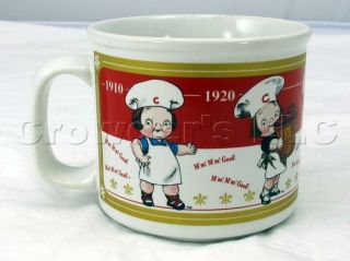 Houston Harvest 2001 Campbell ' s Soup Ceramic Collectible Mugs - Set of 2 - 3.  25 