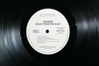 DOKKEN Beast From The East 2LPs Elektra 9 60823 - 1 1988 1st PR Promo VG,  /VG,  OIS 7