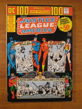 Justice League Of America (100 - Pg’er) Dc - 17 (vf) Gorgeous Bright & Colorful
