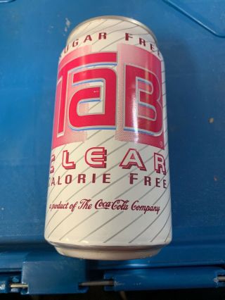 Rare Tab Clear Coca Cola Can 1990 
