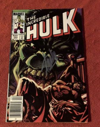 The Incredible Hulk 294 Stan Lee Signed Marvel Comics Group Collectors Item ☆