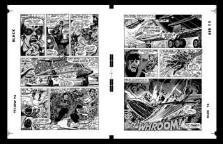 Dave Cockrum X - Men 97 Pg 7 And Pg 8 Rare Large Production Art