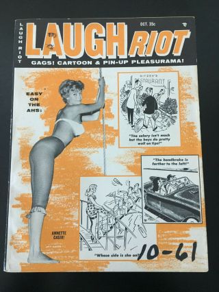 Laugh Riot - 10/61 - Dan Decarlo - Bill Ward - Jack Cole - Humorama - Gga