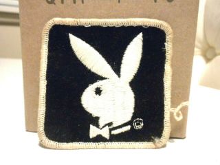 Vintage Playboy Bunny Sew On Patch 3 Inches Wide X 3 Inches Tall