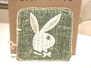 VINTAGE PLAYBOY BUNNY SEW ON PATCH 3 INCHES WIDE x 3 INCHES TALL 2