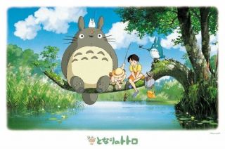 1000pcs Jigsaw Puzzle My Neighbor Totoro Fishing Studio Ghibli Haruomiyazaki F/s