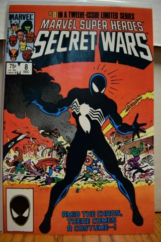 Marvel Heroes Secret Wars 8 1st Venom Black Costume Unread -