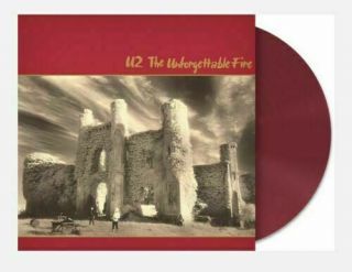 U2 The Unforgettable Fire Hmv Wine Red Vinyl Lp Limited To 1000 Copies