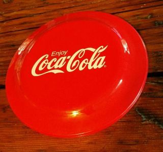 Vintage Enjoy Coca - Cola Flying Frisbee Disc 9  Made In The Usa " Humphrey Flyer