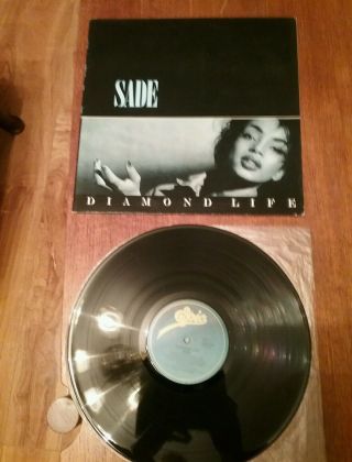 Sade Diamond Life 1984 Pressing.  Cbs Records Usa.