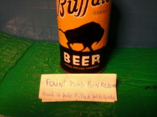 12oz Flat Top Beer Can Oi (buffalo Beer) By Buffalo Brewing Co,  Sacramento,  Ca