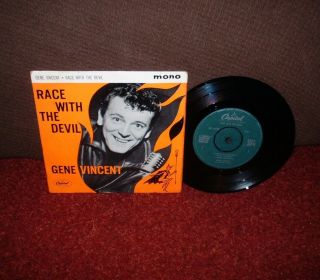 Gene Vincent Race With The Devil Ep 1962 Uk Capitol 1st Press Rare