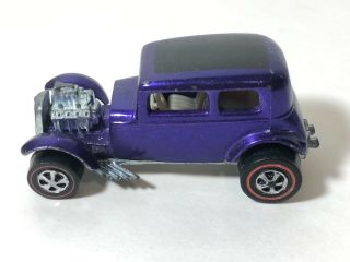 Redline Hot Wheels Purple Classic 32 Ford Vicky With Light Int Re Rivet Resto?